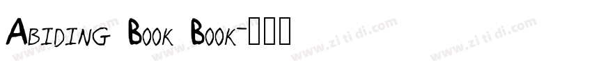 Abiding Book Book字体转换